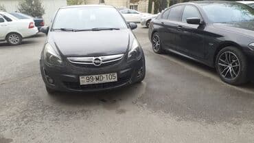 opel ascona: Opel Corsa D hatchback - Kuzov: 5 qapılı, tünd boz rəng - Nömrə: AZ — 1