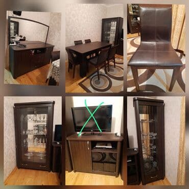 konputer stolu: İşlənmiş, Dolab, Komod, Masa və oturacaqlar, Kredit yoxdur — 1