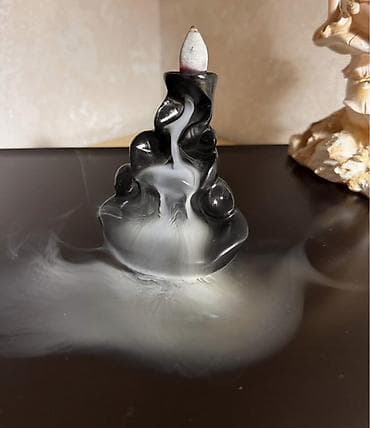 Güzgülər: Geri axan tüstü üçün buxur yandırıcı (backflow incense burner) + konus — 1