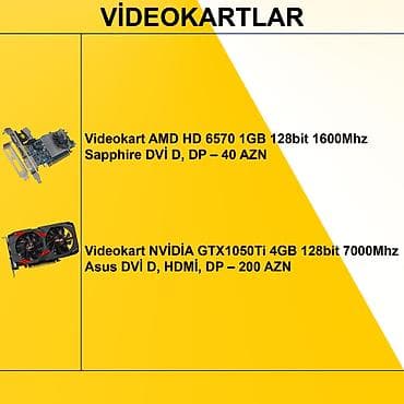 connect elaqe: Videokartlar ⭐Videokart AMD HD 6570 1GB 128bit 1600Mhz Sapphire DVİ D — 2