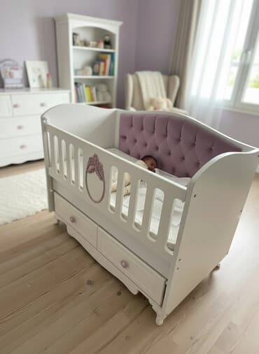 məhəbbət düyü: Qız üçün, İşlənmiş, Dördbucaq, Beşik, Dəstsiz, Matras ilə, Yellənmə mexanizm ilə — 1