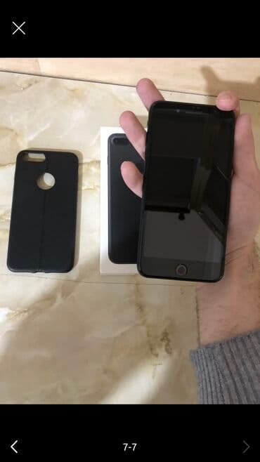 IPhone 7 Plus, 256 GB, Jet Black, Barmaq izi, Face ID
