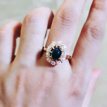 tək qaş: Üzük, Çəhrayı qızıl — 1