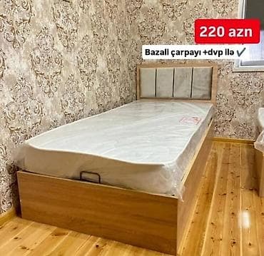 Çarpayılar: Yeni, Təknəfərlik çarpayı, Bazalı, Matras ilə, Siyirməsiz, Azərbaycan — 1
