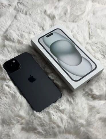 ilkin odənişsiz iphone: IPhone 15, Black Titanium, Face ID — 1