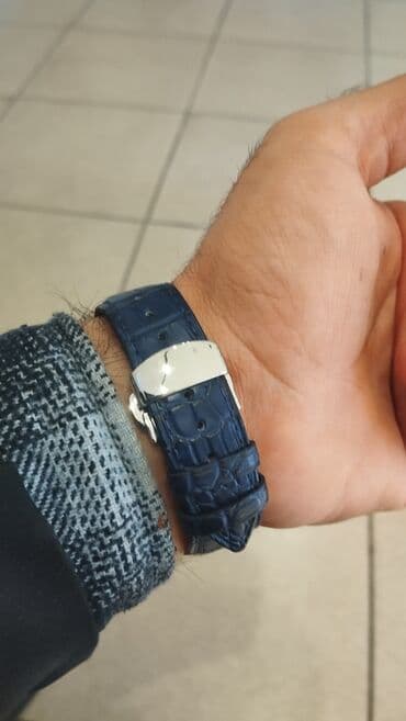 versage sep: İşlənmiş, Qol saatı, Orient, rəng - Göy — 4