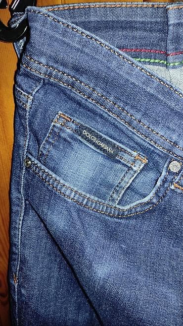 cins pencekler: Cins şalvar, Dolce & Gabbana, XL — 3