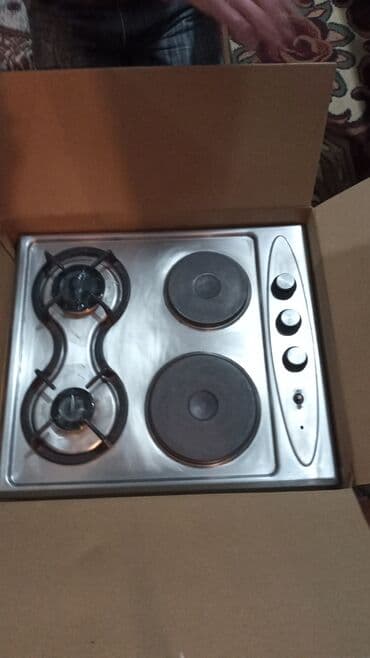 Qaz sobası Stolüstü, 4 gözlü, İşlənmiş