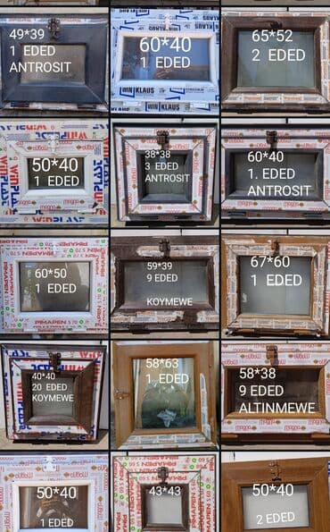 plastik şuşə: İşlənmiş İkiqat şüşə paketi Plastik pəncərə, Еni: 140 sm, Uzunluğu: 144 sm, Ödənişli quraşdırma — 4