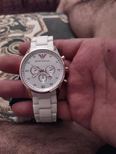 armani saat: AAAAA+ CLASS SAATAR QETi SU KECIRMEZ CIZILMAYAN RENGI GETKEYEN RIAL — 1