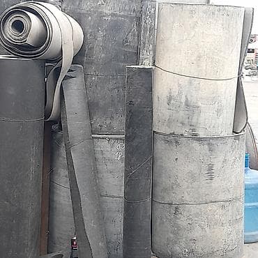 Rezin örtük rulonları - Material: sıx və davamlı texniki rezin -