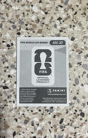 messi formaları: Panini FIFA World Cup 2026 rəsmi stiker – Lionel Messi (ARG 17) - — 2