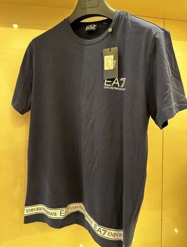 Boşqablar: Futbolka, Emporio Armani, L, rəng - Göy — 2