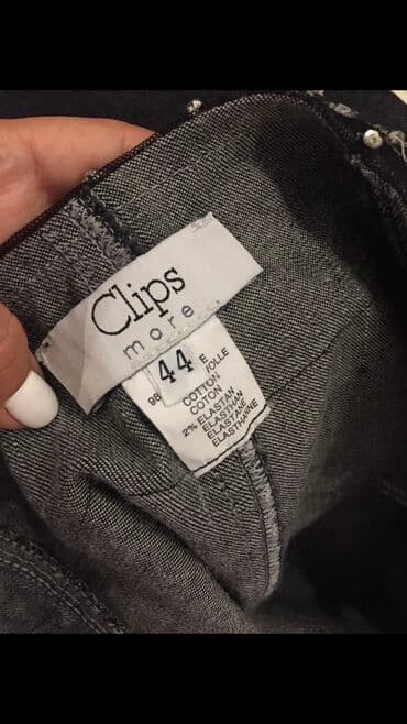 krep qadın ətəkləri: Clips more v idealnom sostoyanii,italyan brendi,original,indi debdedir — 3