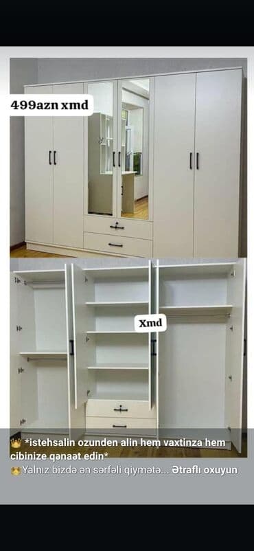 dehliz ucun oboylar: Yeni, Açılan, 4 qapılı Düz dolab, Dəhliz dolabı, Rusiya — 18