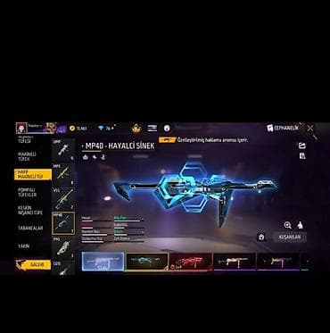 dim listening 1: Free Fire oyun içi hesabında nadir silah dəri kolleksiyası Paketə — 3