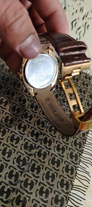 Сумки: Б/у, Наручные часы, Tissot, цвет - Золотой — 2