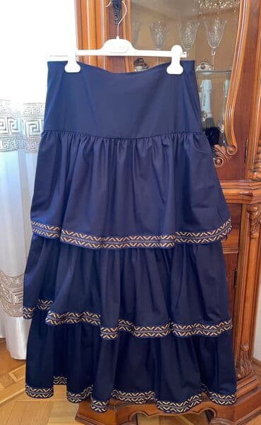 белые плиссированные юбки: Yubka ətək 15 azn L razmer — 1