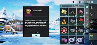 bez çanta: PUBG Mobile oyun hesabı – geniş kosmetik kolleksiya və nadir əşyalar — 1