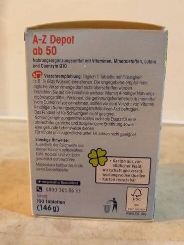 devit 3: Витаминный-минеральный комплекс “A-Z Depot “,производства Германии — 3