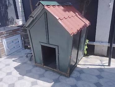 cib iti: Metaldan it evi – iri və orta ölçülü itlər üçün - Material: dayanıqlı — 4