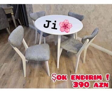 jasmin: 🇹🇷Turkiye istehsali. Metbex masa desti 🤗 Masa 4 oturacaq Masa 80*80 — 1