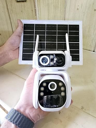 dgi mikrofon: 4g solar 2 kamera ptz 360° smart + 64gb Günəş panelli, iki antenalı — 1