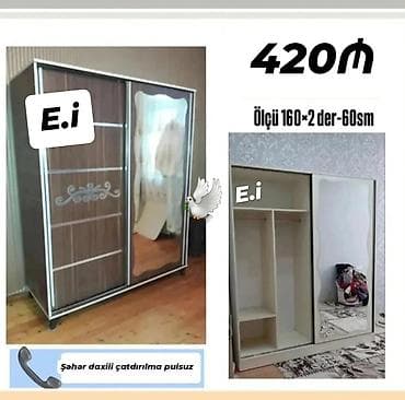 himalay duzu: Yeni, 2 qapılı, Güzgülü, Qəhvəyi, Kupe, Düz dolab — 1