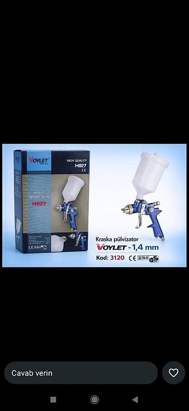Təmir və tikinti: Pulverizator, Volyet, Pnevmatik — 1