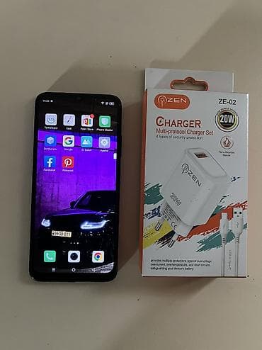 i̇nfinix note 30: Infinix HOT 30i, 128 GB, rəng - Mavi, Sensor, Face ID — 2