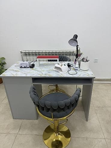 stol stil: Düz masa, Siyirməsiz, Polkalı — 2