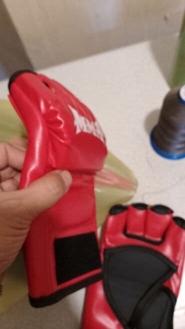 mma əlcəyi qiyməti: MMA döyüş əlcəkləri – qırmızı votsap Wotsap - Tip: Barmaqları açıq — 2