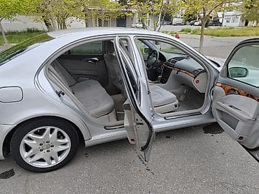 mersedes 190e: Mercedes-Benz E-Class (W211) sedan - Kuzov: 4 qapılı sedan, gümüşü — 9