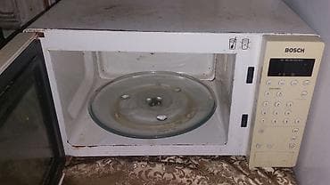 panasonic mikrodalgali soba: Mikrodalğalı soba Bosch, Ayrıca dayanan, Mikrodalğalar ilə, rəng - Ağ, İşlənmiş — 2
