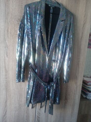 kisi pencekleri: Zaradan parıltılı üst geyimi. XL razmerdir. üst geyim olaraq S, M, L — 3