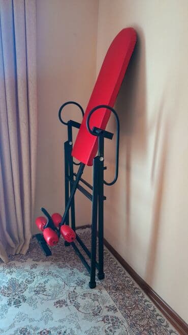 işlənmiş qantel: Ters çevrilmə (inversion) trenajoru - Ev üçün uyğun, qatlanan — 4