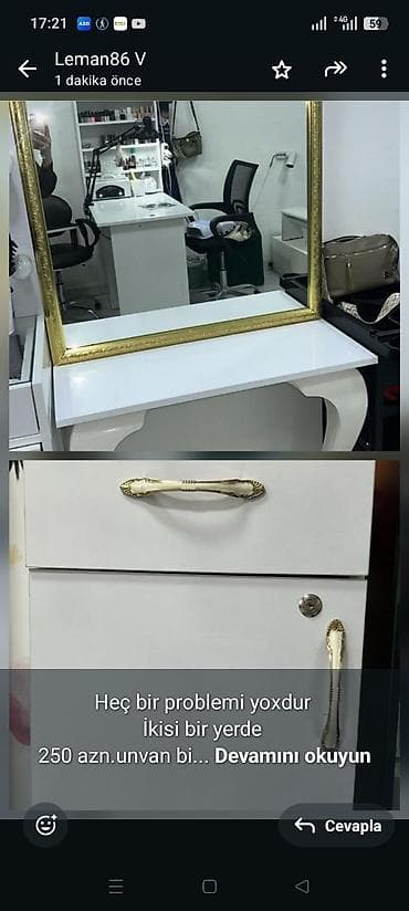 mebel qapi: Makiyaj üçün masa — 1