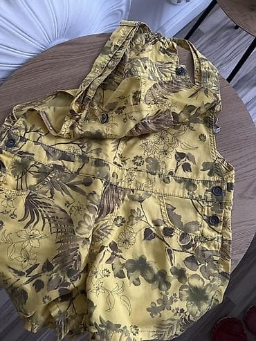 Комбинезон, Benetton, M, цвет - Желтый — 1