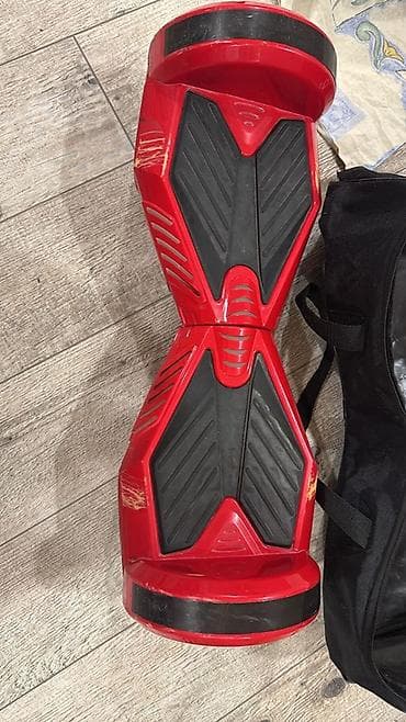 Giroskuterlər: Qırmızı hoverboard (2 təkərli balans skutu) - Rəng: parlaq qırmızı — 1