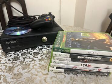 artel 360: Xbox 360 satılır. Üstündə bir pult, hdmi kabel (2metr), və 6 oyun — 1