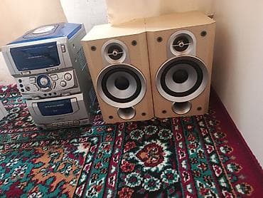 radio kaset: Kompakt musiqi mərkəzi və iki ədəd akustik kolonka dəsti — 1