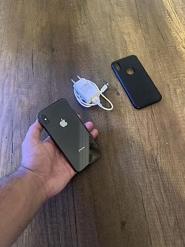 IPhone X, 256 GB, Space Gray, Simsiz şarj