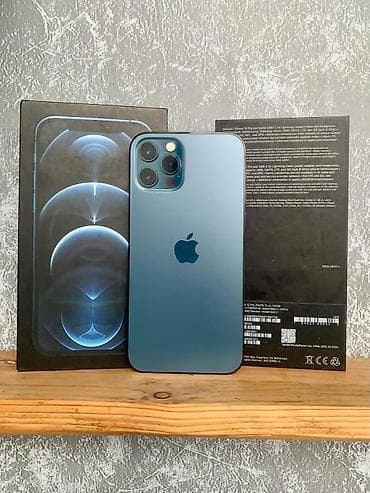 IPhone 12 Pro, 128 GB, Göy, Zəmanət, Kredit, Face ID
