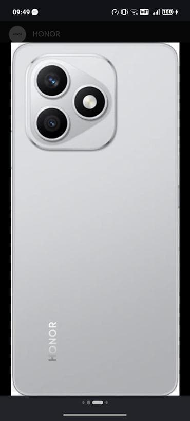 panel kamera: Honor X8, 256 GB, rəng - Gümüşü, Zəmanət, Düyməli, Barmaq izi — 3