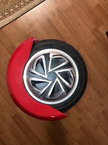 electro samokat: Elektrik hoverboard (self-balance skuter) – qırmızı rəng - 8 düymlük — 3