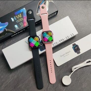 smart watch 6 qiymeti: Smart watch Max Smart saat 🎊 Yeni. Bağlı karobka 🎟 Apple Watch 7/45 — 1