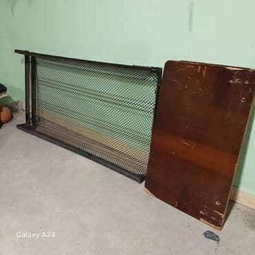 железная кровать односпальная: Təknəfərlik çarpayı, Bazasız, Matrassız, Siyirməsiz — 3