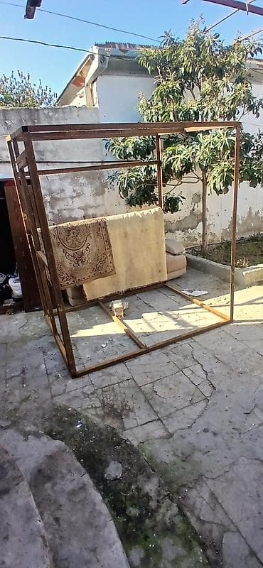 dem cayniki: Metal konstruksiya karkası – çardağ/isti otaq/istixana üçün - — 2