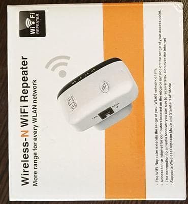 WiFi Repeater – simsiz şəbəkə gücləndirici 2.4 GHz dəstəklir