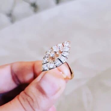 paxlava üzüklər: Toy, Üzük, Çəhrayı qızıl, 583 Əyar — 5